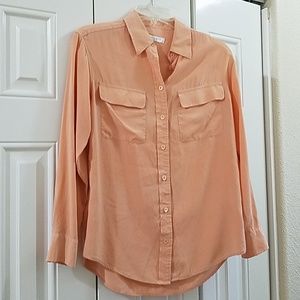 Equipment Femme Slim Signature Peach Nude